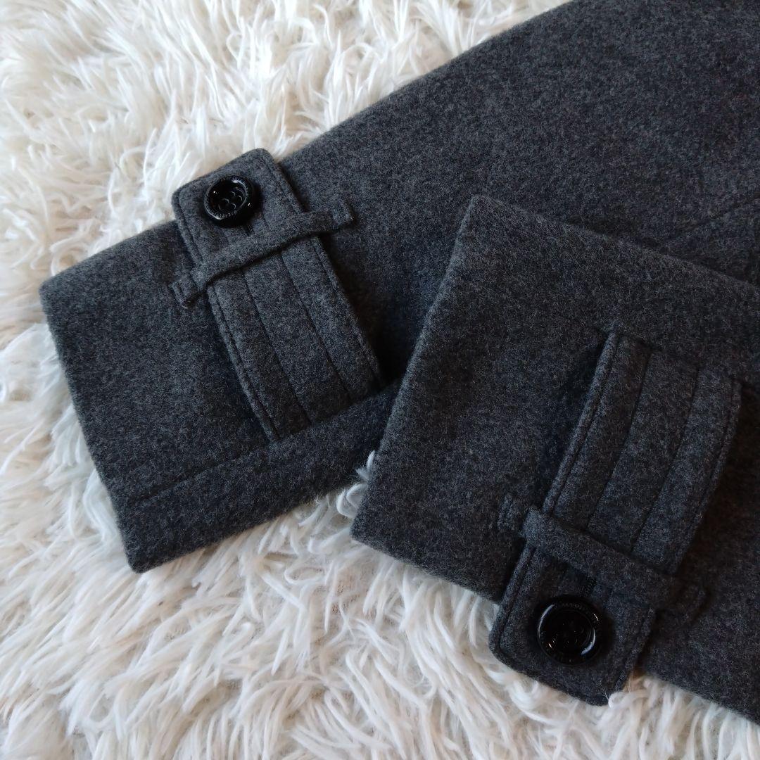 美品✨バーバリーロンドン　カシミヤロングコート　シャドウチェック　ベルト2WAY