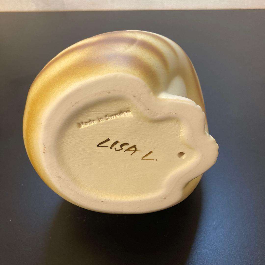 リサラーソン　ミディアム　ミア　キャット　ブラウン　オブジェ　置物　猫