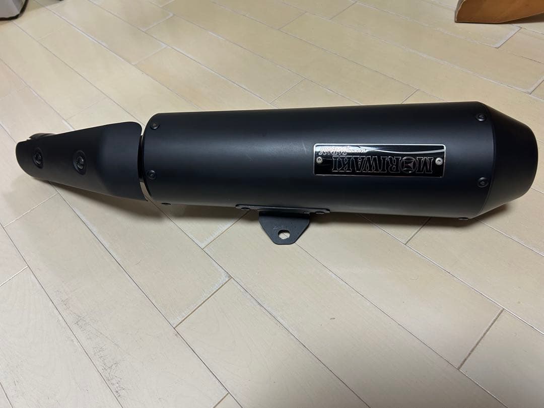 モリワキ　レブル250　ネオクラシック　スリップオンマフラー　ブラック