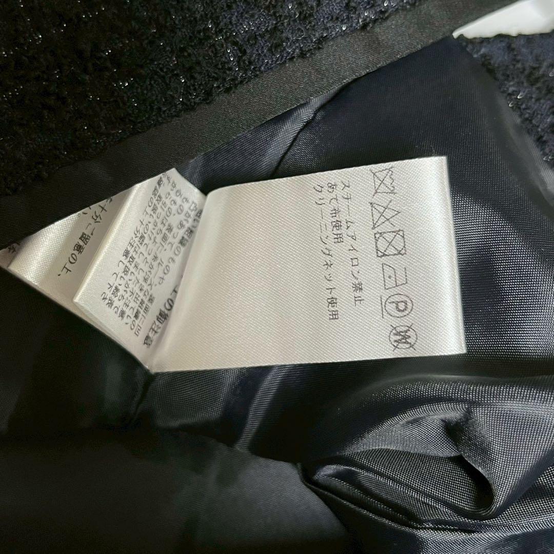 SEASON STYLE LAB ツイード　ロングジャケット　コート　M ラメ