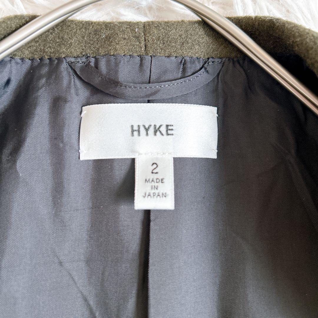 良品⁂ハイク⁂ロングチェスターコート　メルトン　ウール100% カーキ　M