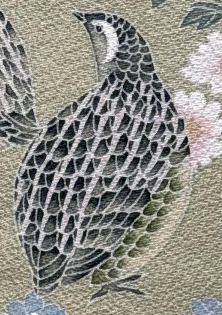 A58美品 夏用単衣訪問着 結婚式 お茶会 お宮参り 七五三 女性 母親　手縫い