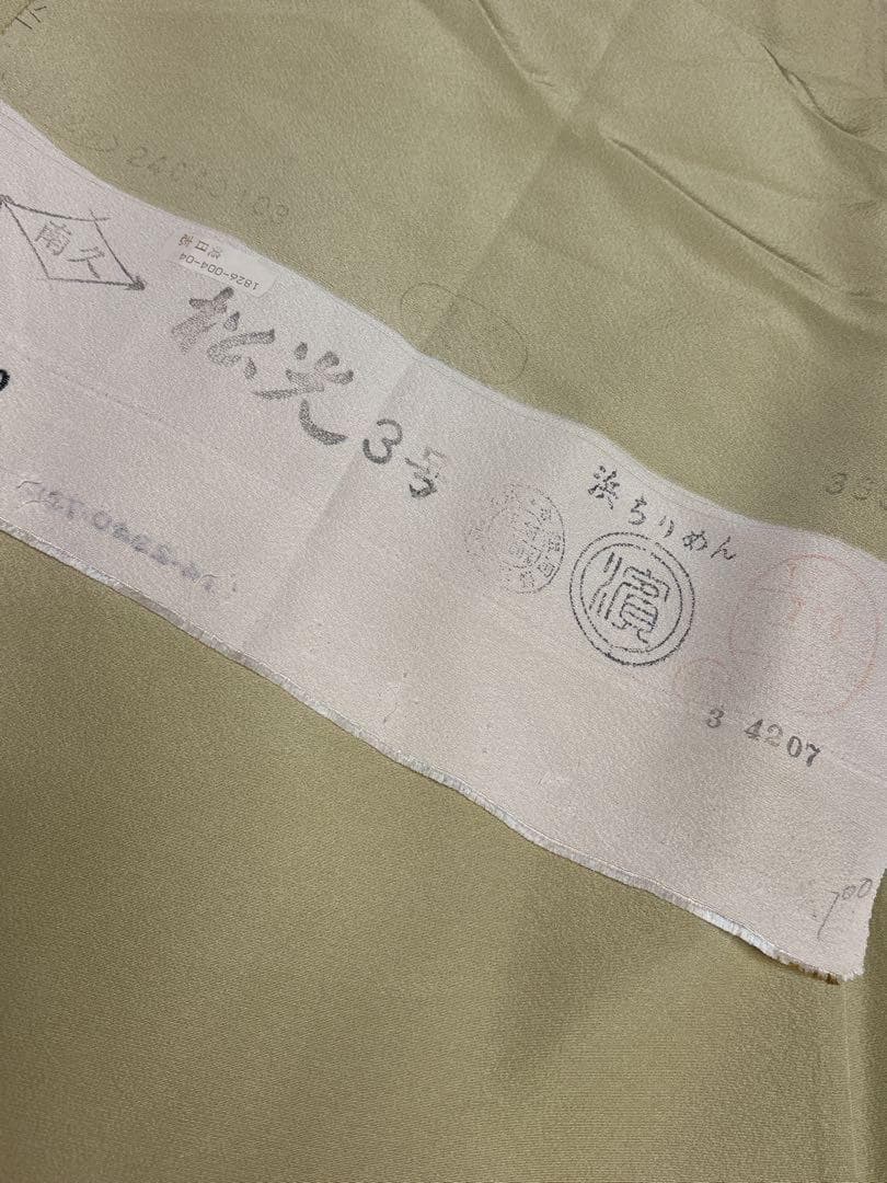 A58美品 夏用単衣訪問着 結婚式 お茶会 お宮参り 七五三 女性 母親　手縫い