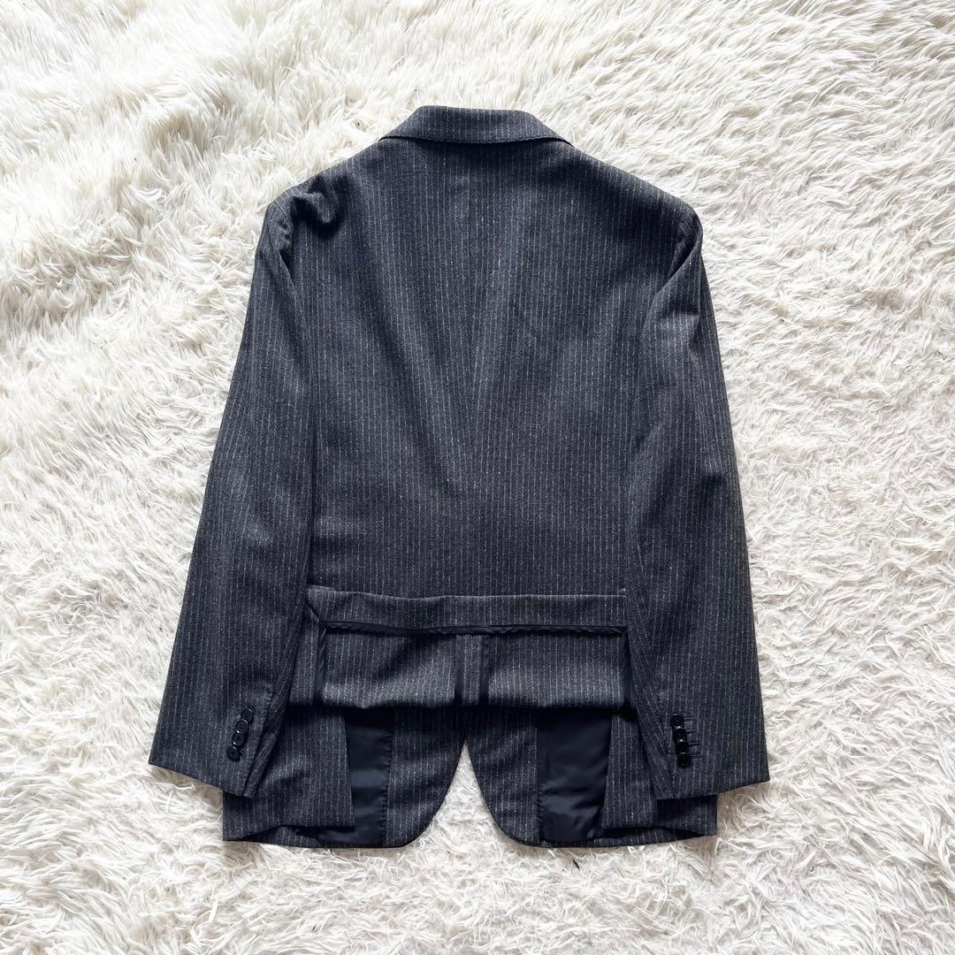 <美品>TAGLIATORE グレー ウール スーツ サイズ50