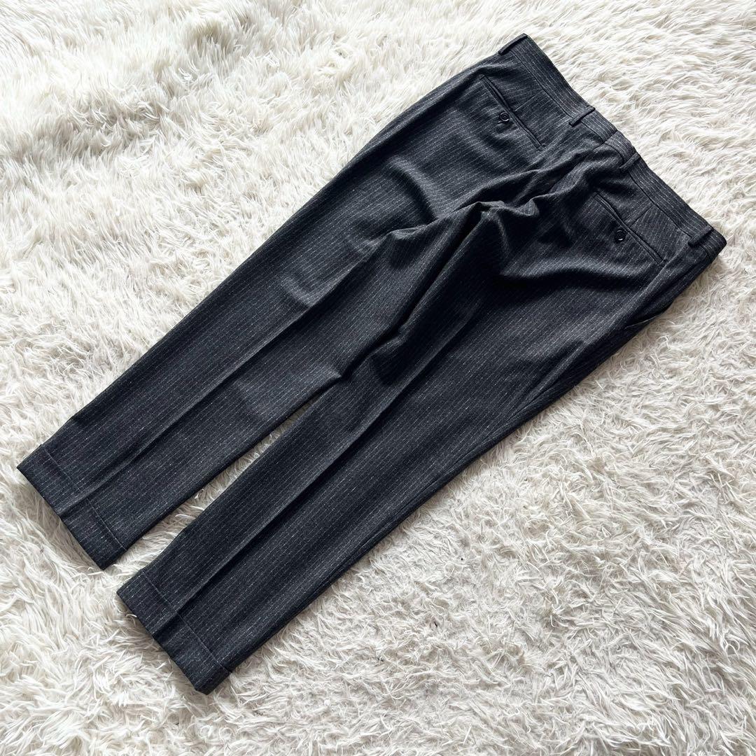 <美品>TAGLIATORE グレー ウール スーツ サイズ50