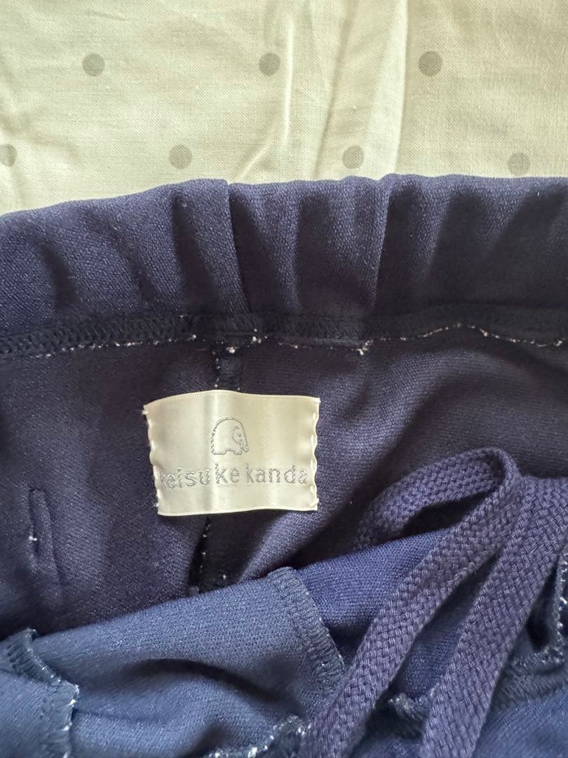 keisuke kanda 手縫いのジャージ 紺