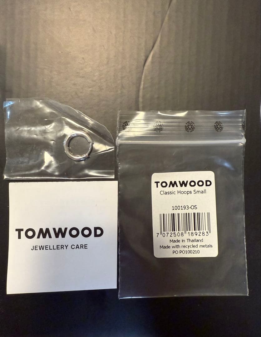 TOMWOOD Classic Hoops Small 片耳