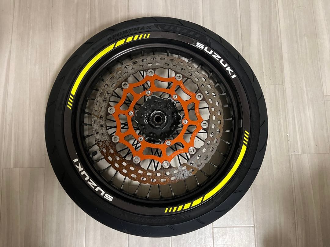 RMX250S J14A 前後17インチホイール+320mmブレーキディスク