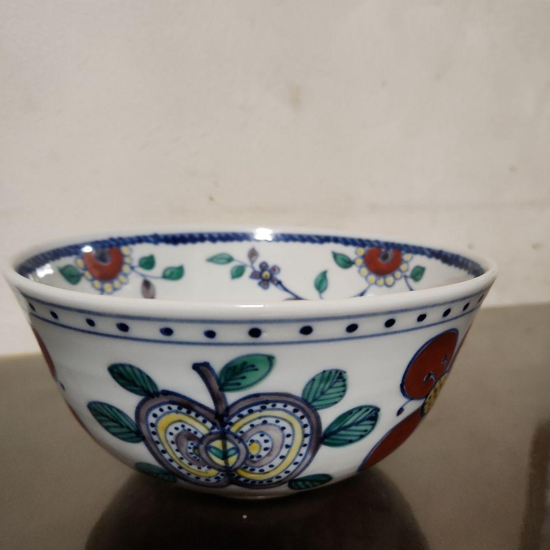 新品未使用* 坂場圭十 色絵大鉢