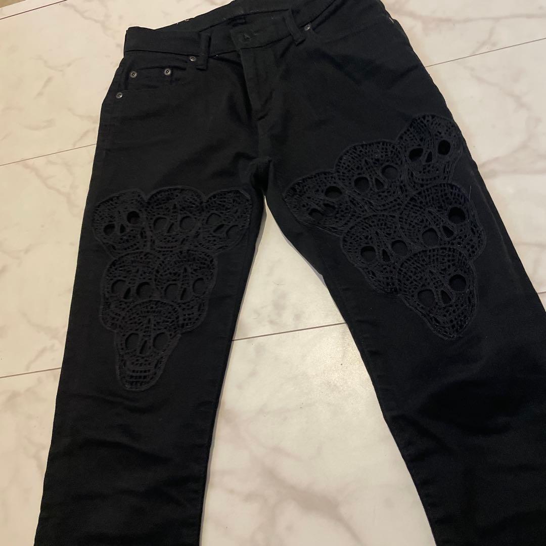 パンツ HYSTERIC GLAMOR SKULL LACE