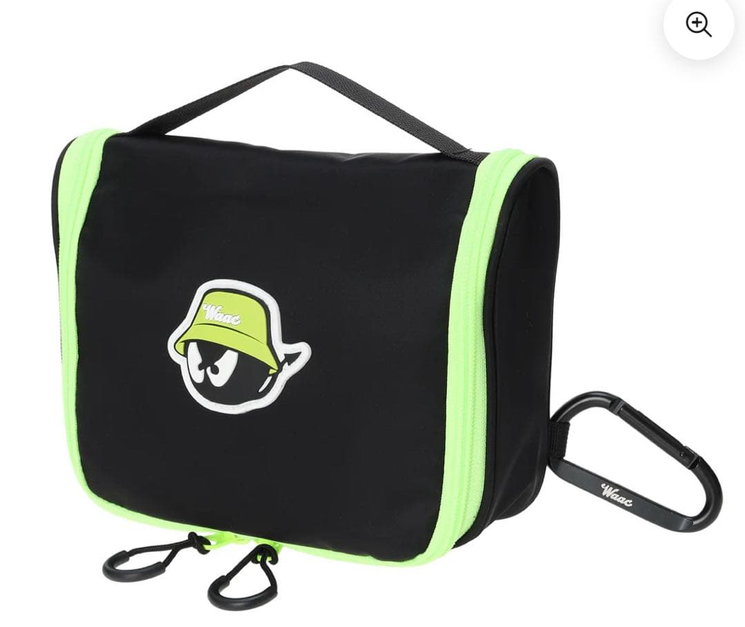 ワック　WAAC UNISEX オーガナイザー ブラック ポーチ