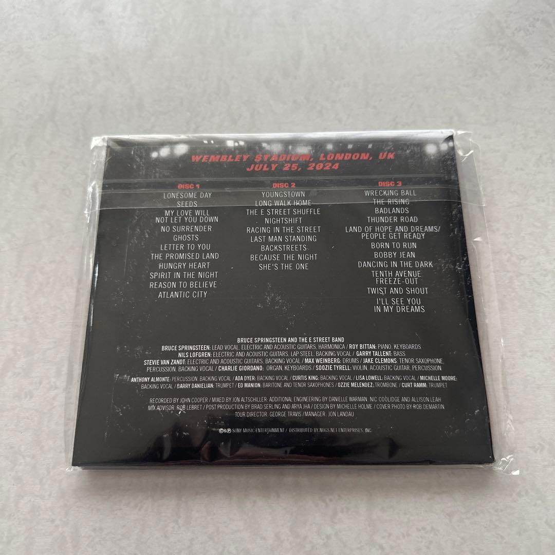 新品未開封　ブルース・スプリングスティーン　2024年ロンドン公演　ライブCD