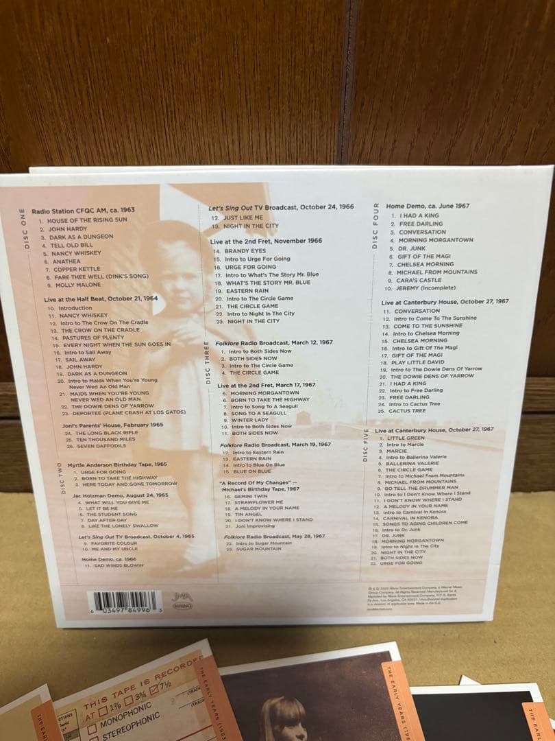 洋楽 Joni Mitchell.. -Box Set-