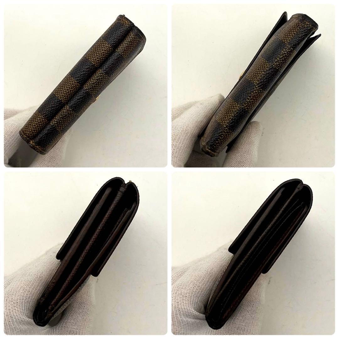 ❣️新型❣️ルイヴィトン ダミエ 3つ折り財布 ポルトフォイユエリーズ 正規品 本物