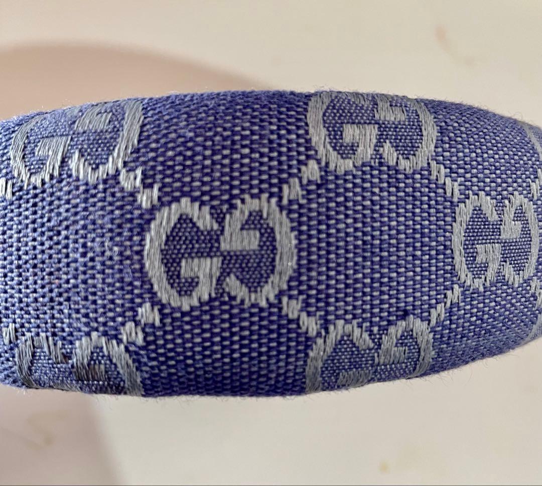GUCCI GGキャンバス ヘアバンド