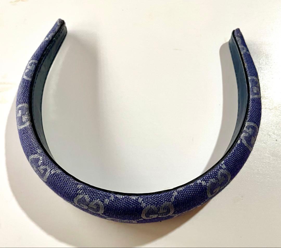 GUCCI GGキャンバス ヘアバンド