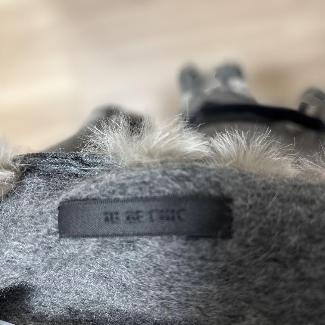 TO BE CHIC カシミヤラビットファーケープ