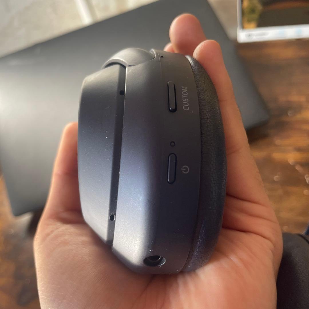 SONY ワイヤレスヘッドホン ダークブルー