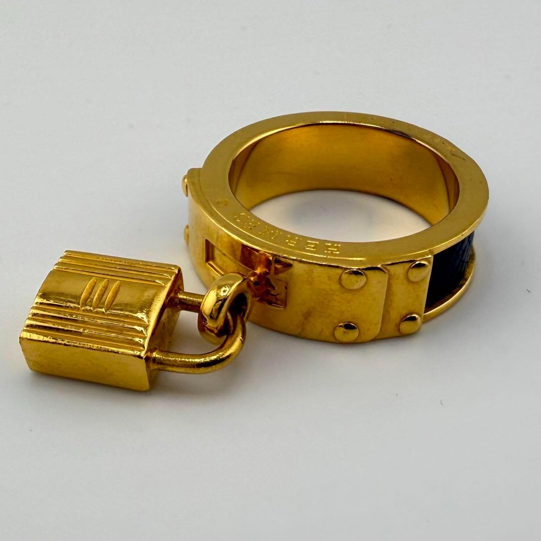 エルメス Hermes ケリー リザード スカーフリング スカーフ留め