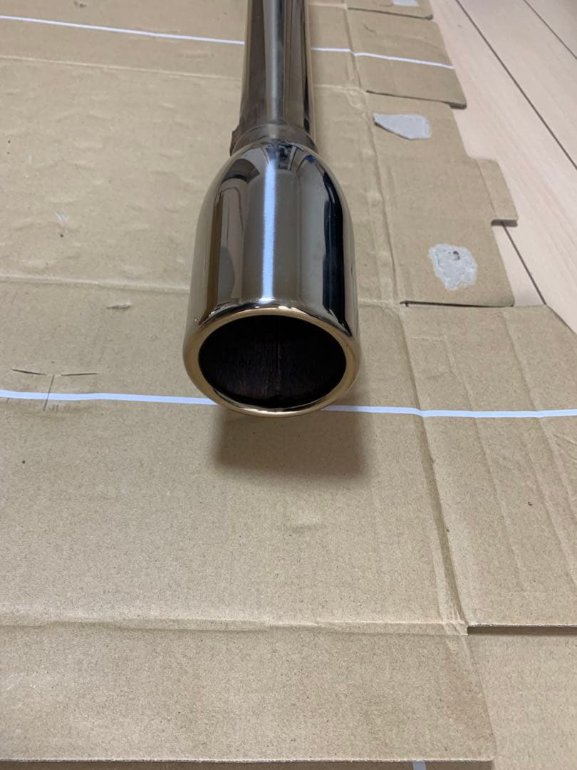 キャリー用ステンレス製シングルマフラー　車検対応　GTCP製