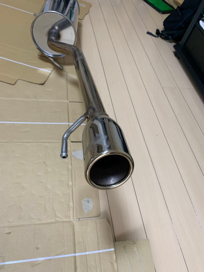 キャリー用ステンレス製シングルマフラー　車検対応　GTCP製