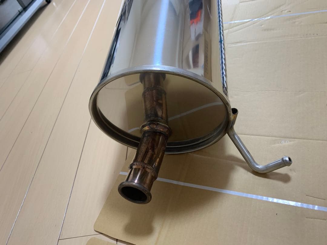 キャリー用ステンレス製シングルマフラー　車検対応　GTCP製