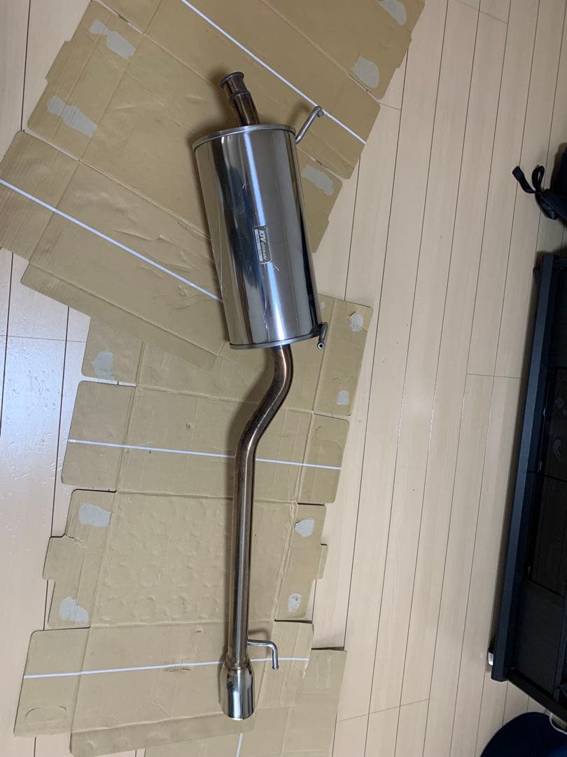 キャリー用ステンレス製シングルマフラー　車検対応　GTCP製