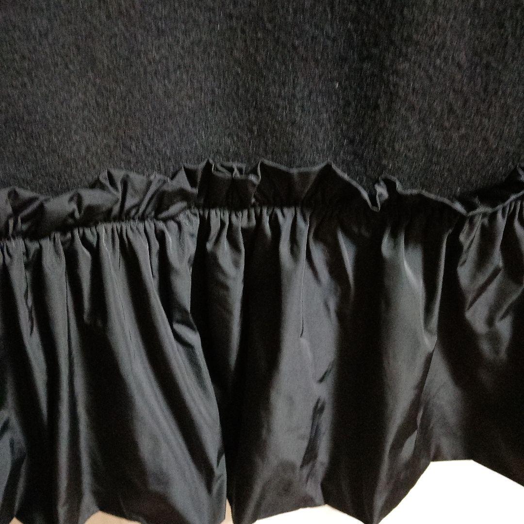 RINASCIMENTO ITALY 黒フード付きロングコート M(実寸L)