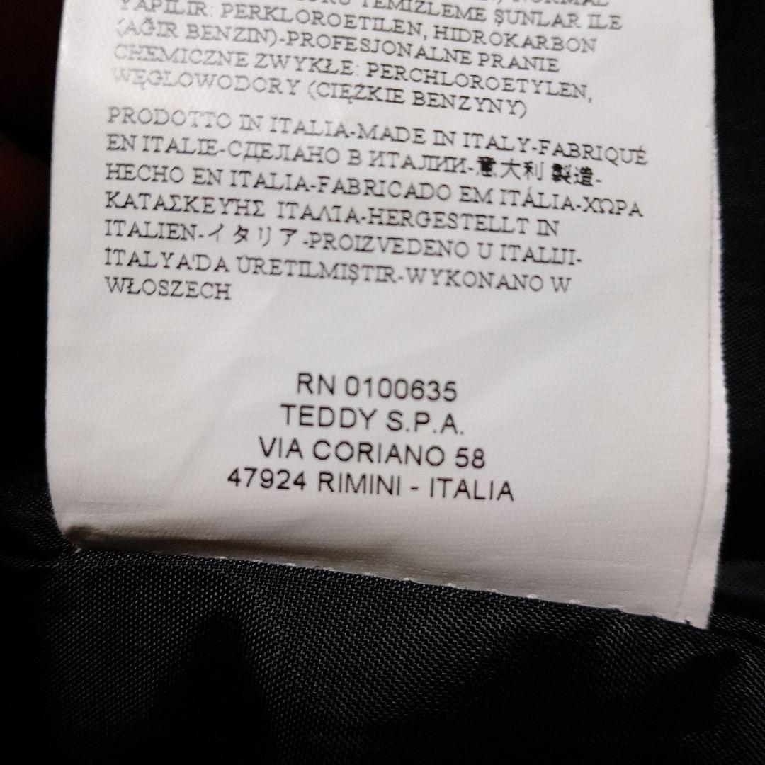 RINASCIMENTO ITALY 黒フード付きロングコート M(実寸L)