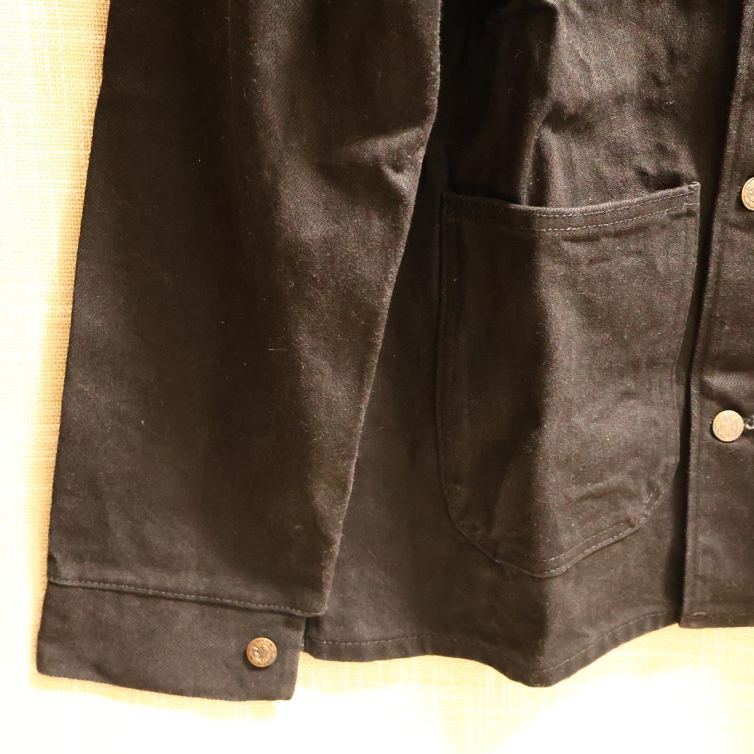 ポインターブラックラベル 激レア先染めブラックデニム 限定品 US-M日本L