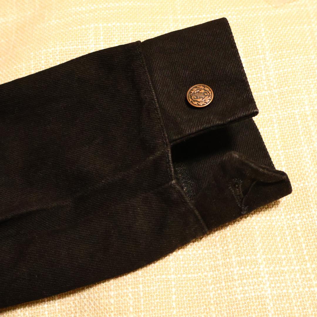 ポインターブラックラベル 激レア先染めブラックデニム 限定品 US-M日本L