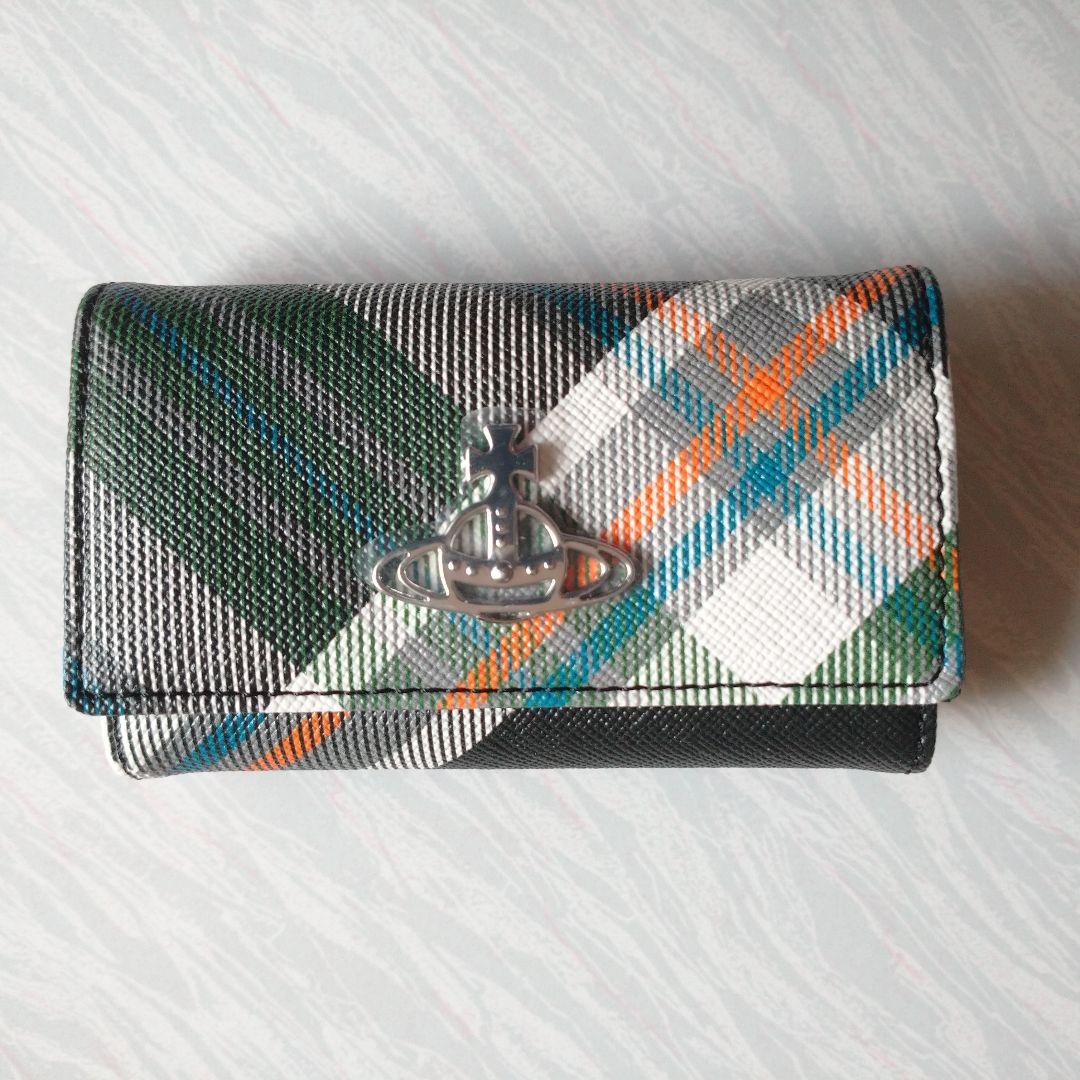 【新品】ヴィヴィアンウエストウッド 4連 キーケース タータンチェック 箱付き