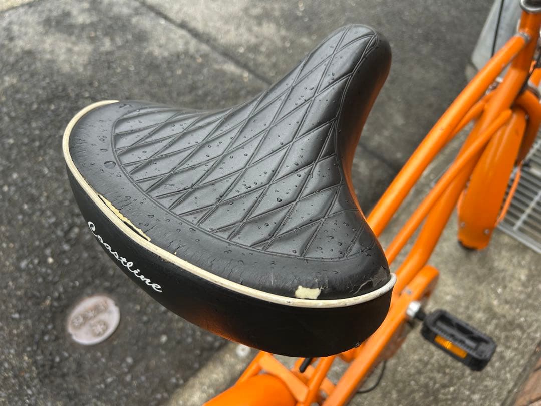 兵庫県神戸市より！ビーチクルーザー　アメ車自転車　オレンジです。