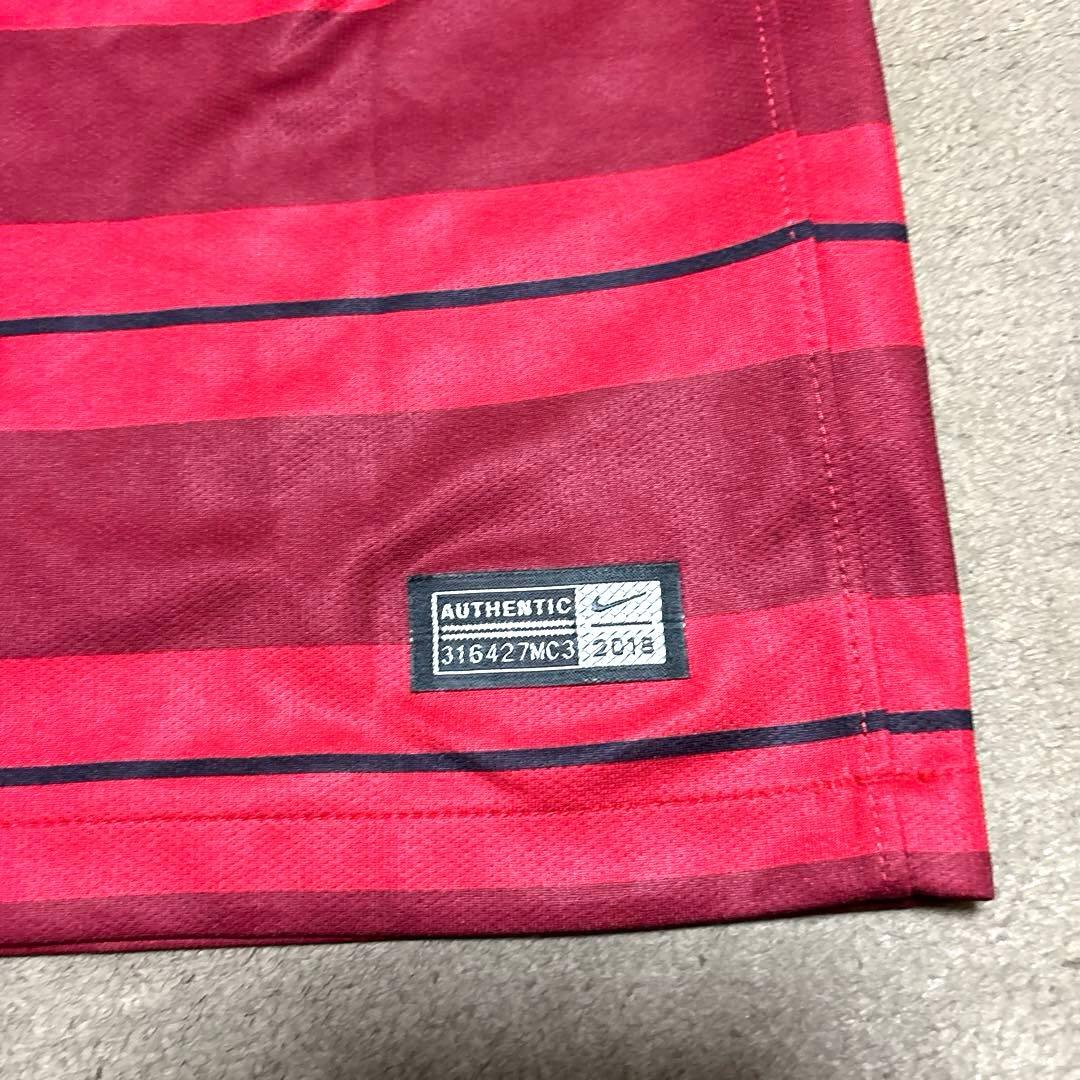 【美品】鹿島アントラーズ 内田篤人 背番号2 2018 ホーム ナイキ Mサイズ