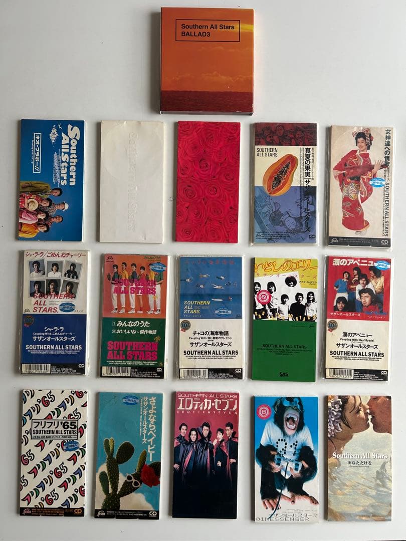 【貴重】サザンオールスターズ シングル 8cmCD 15枚&バラッド3 アルバム