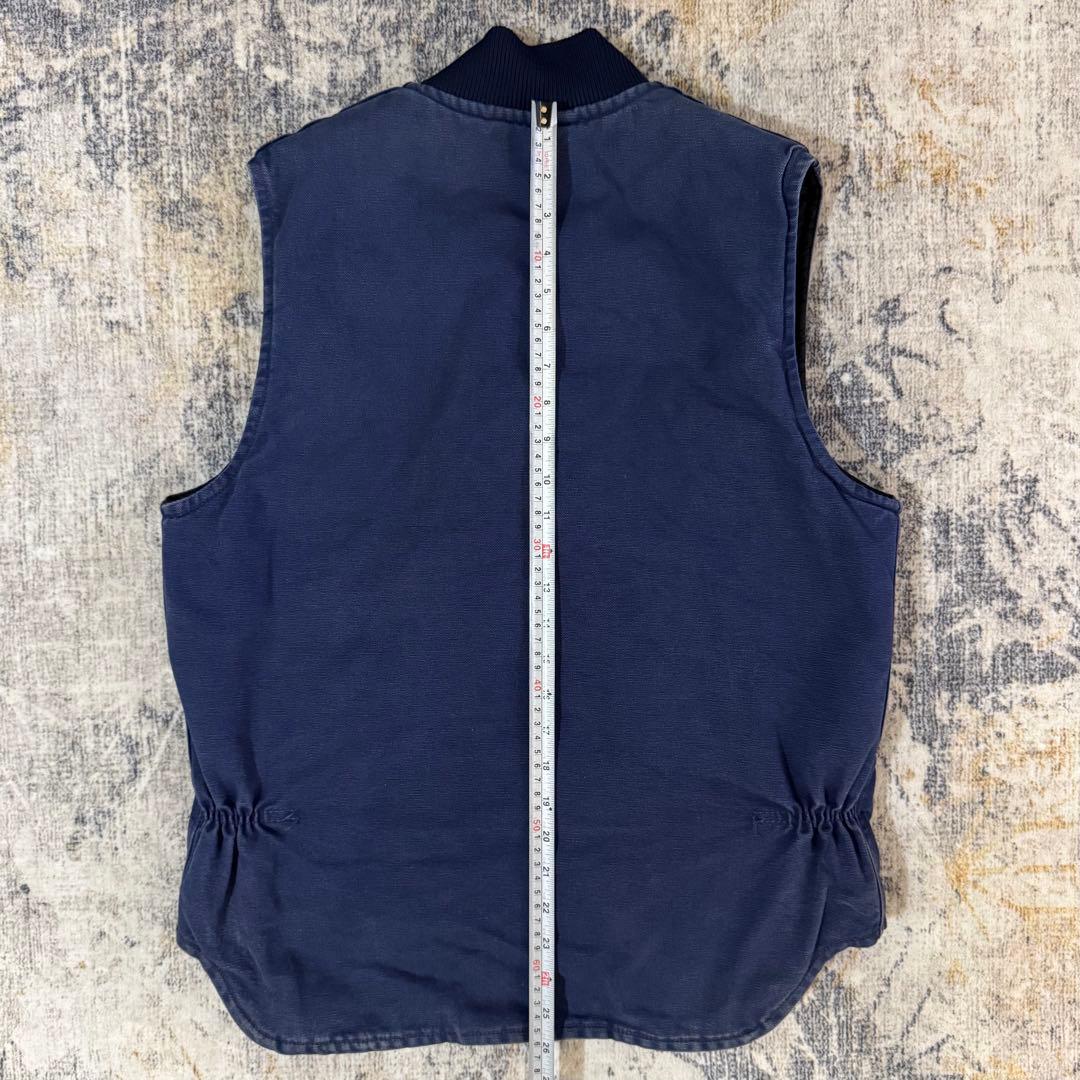 【ナイスフェード】カーハート ベスト V01 NVY 腰ゴム ネイビー Mサイズ