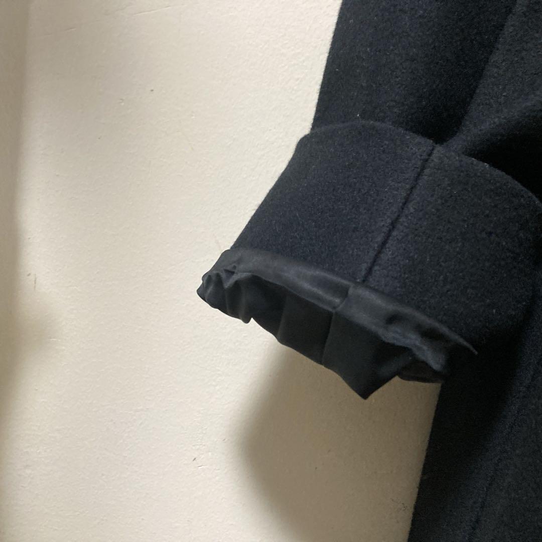 未使用級 超美品 バーニーズニューヨーク チェスターコート ビジネスコート 黒