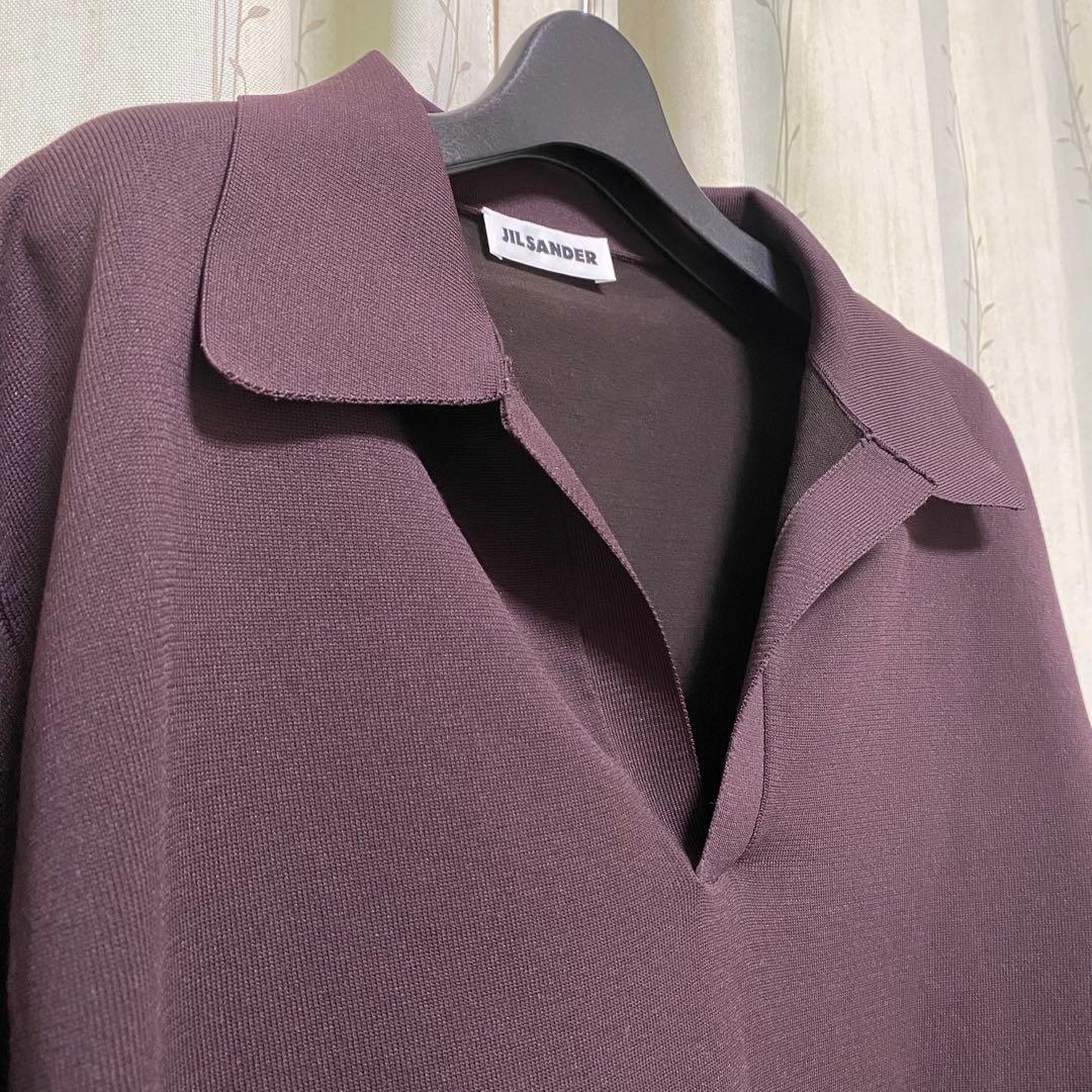 【新品】JIL SANDER 22SS スキッパー ニットポロシャツ