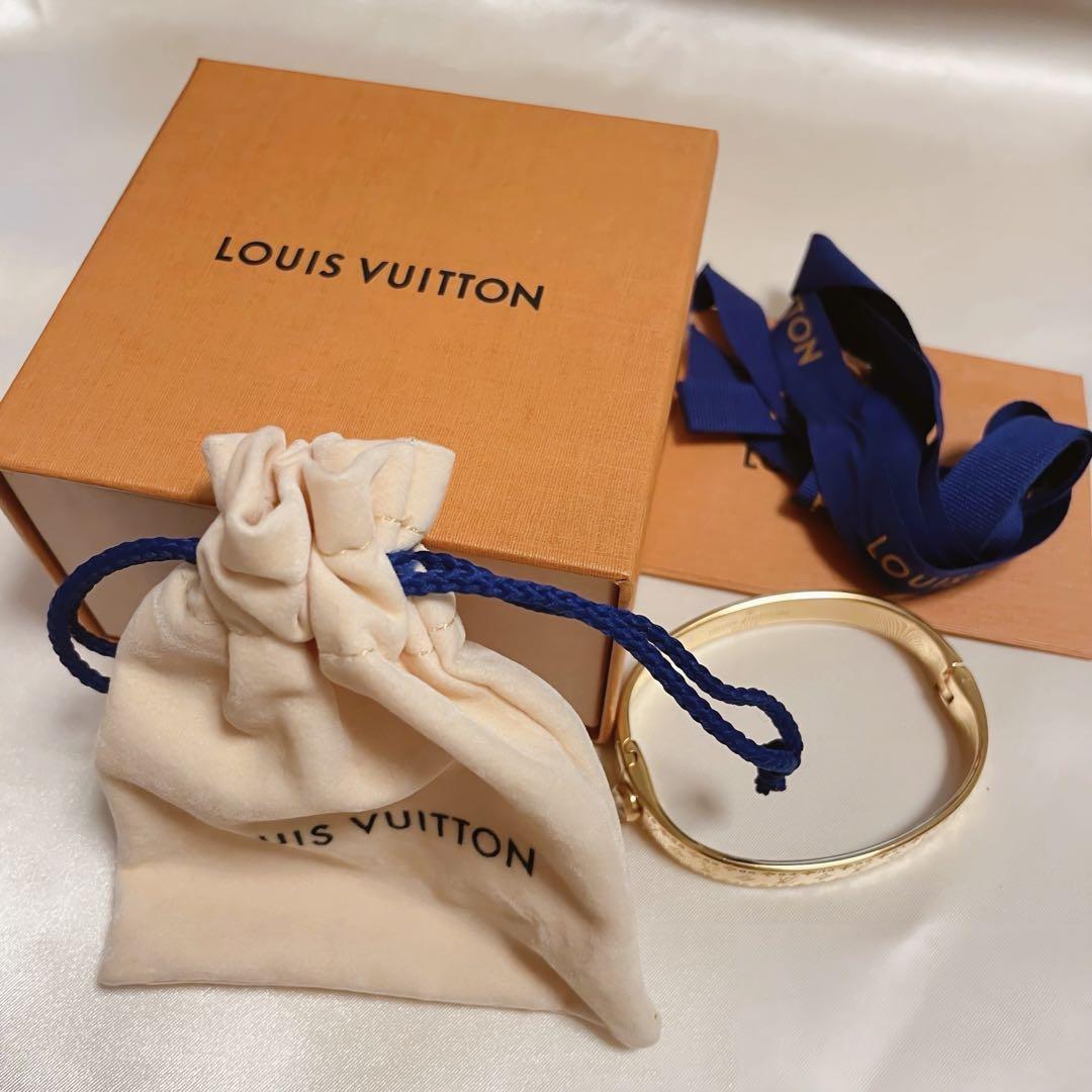 LOUIS VUITTON リジッド ブレスレット・ナノグラム ストラス