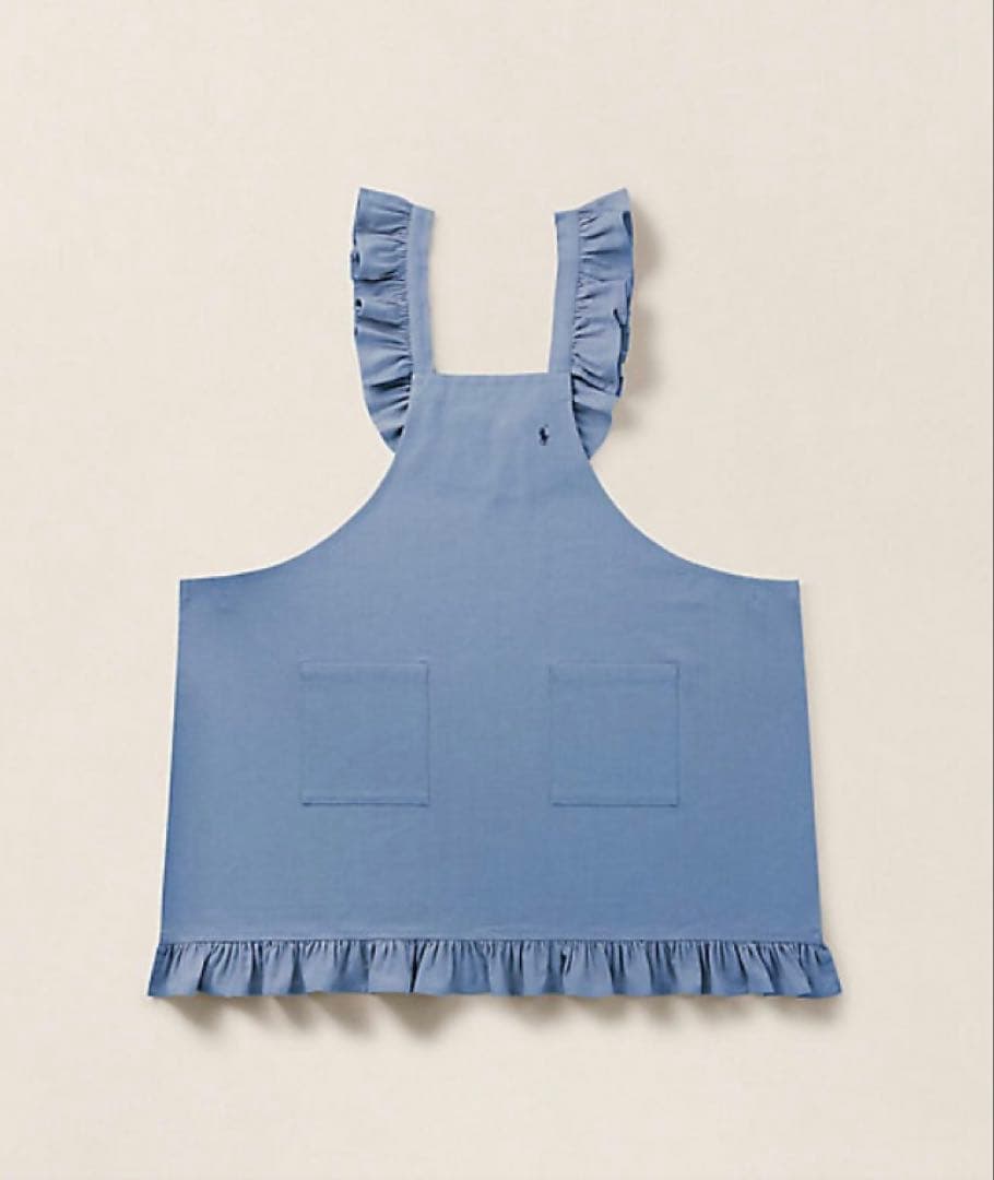 ラルフローレン　　フリルトリム コットン フル エプロン　新品未使用