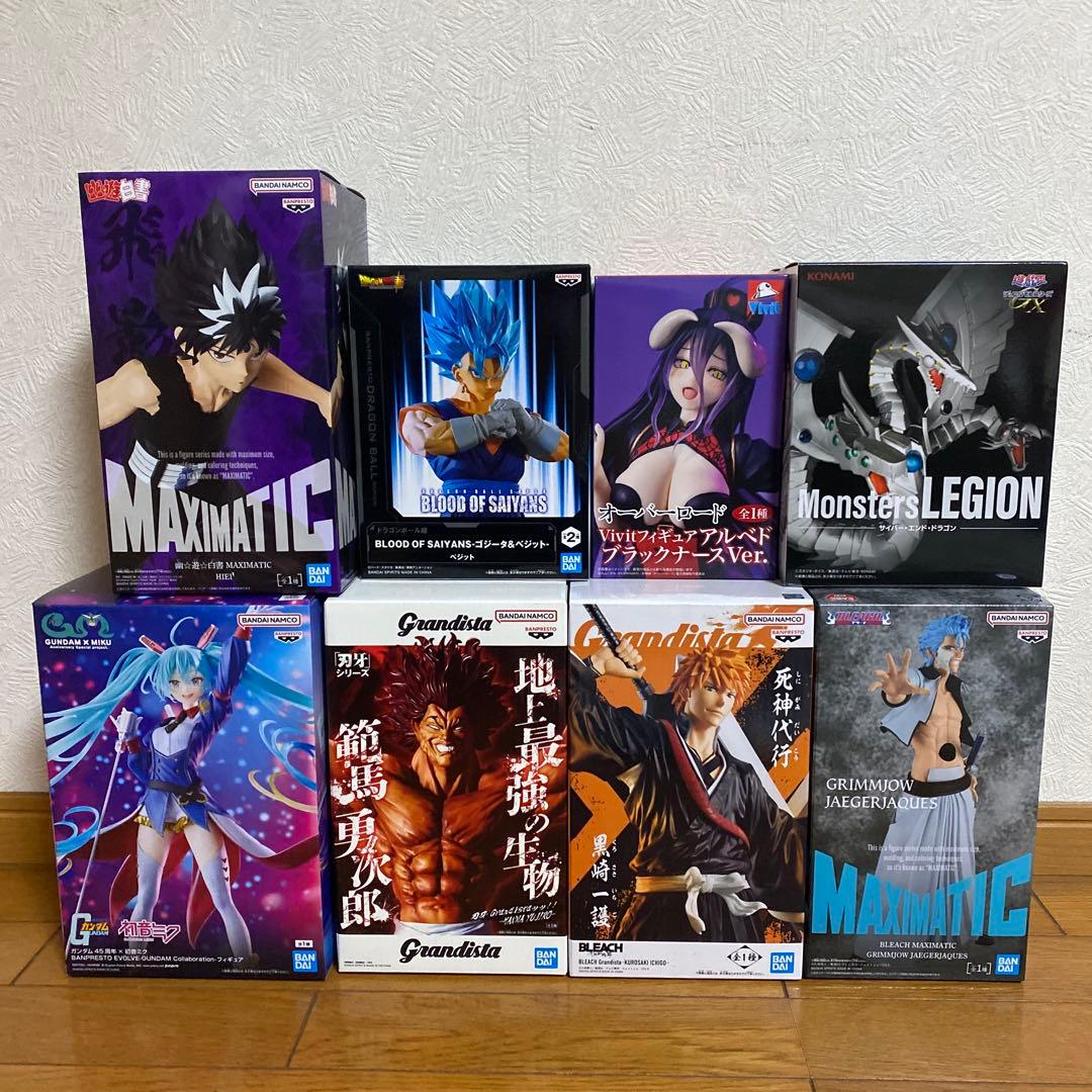 プライズフィギュア8個