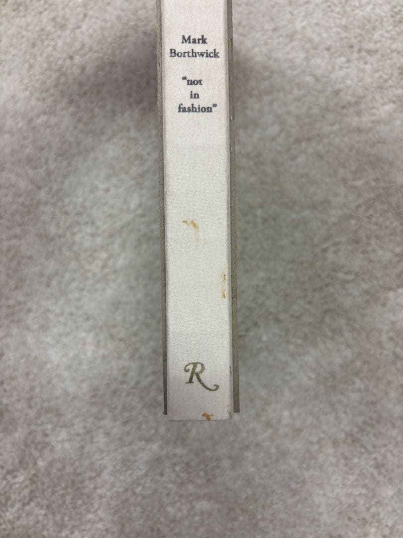 “not in fashion” / Mark Borthwick