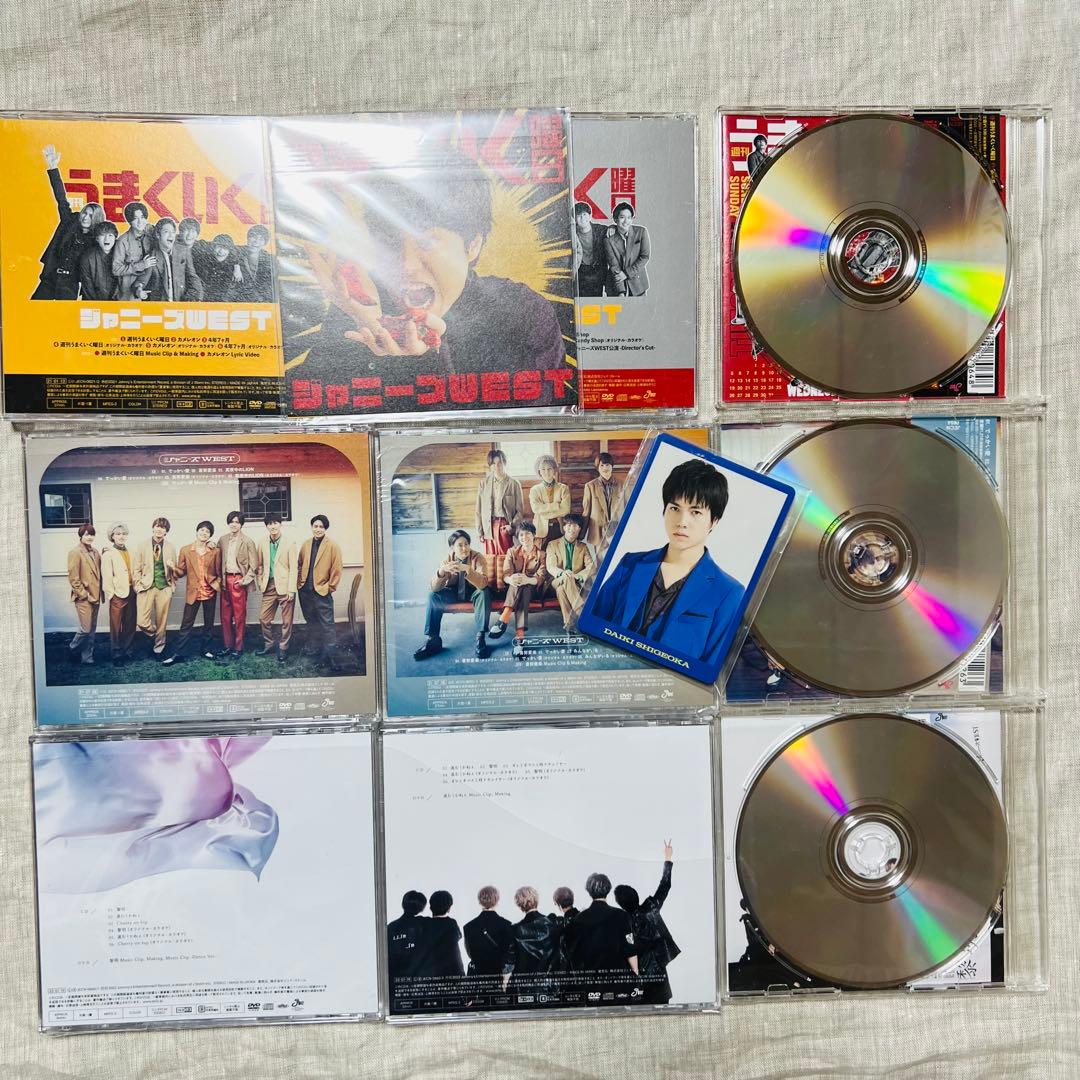 ジャニーズWEST WEST. CD DVD シングル　アルバム　特典あり