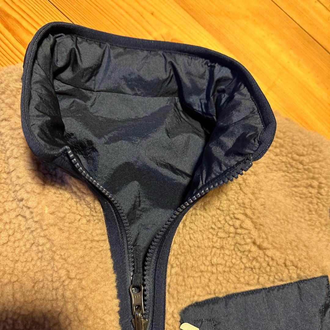 【美品】XS ユニセックス ボアベスト リバーシブル