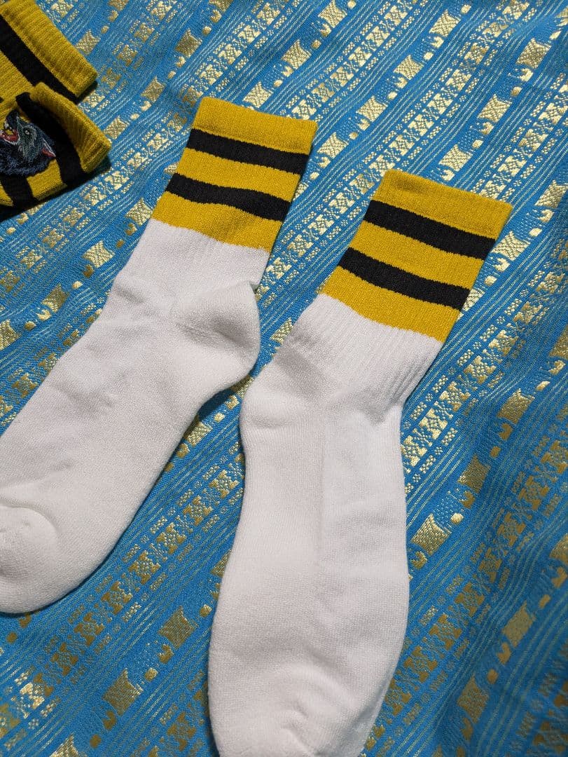 専用　キャッシー様　　 GUCCI ソックス グッチ　ウルフ　黒　白　２足セット