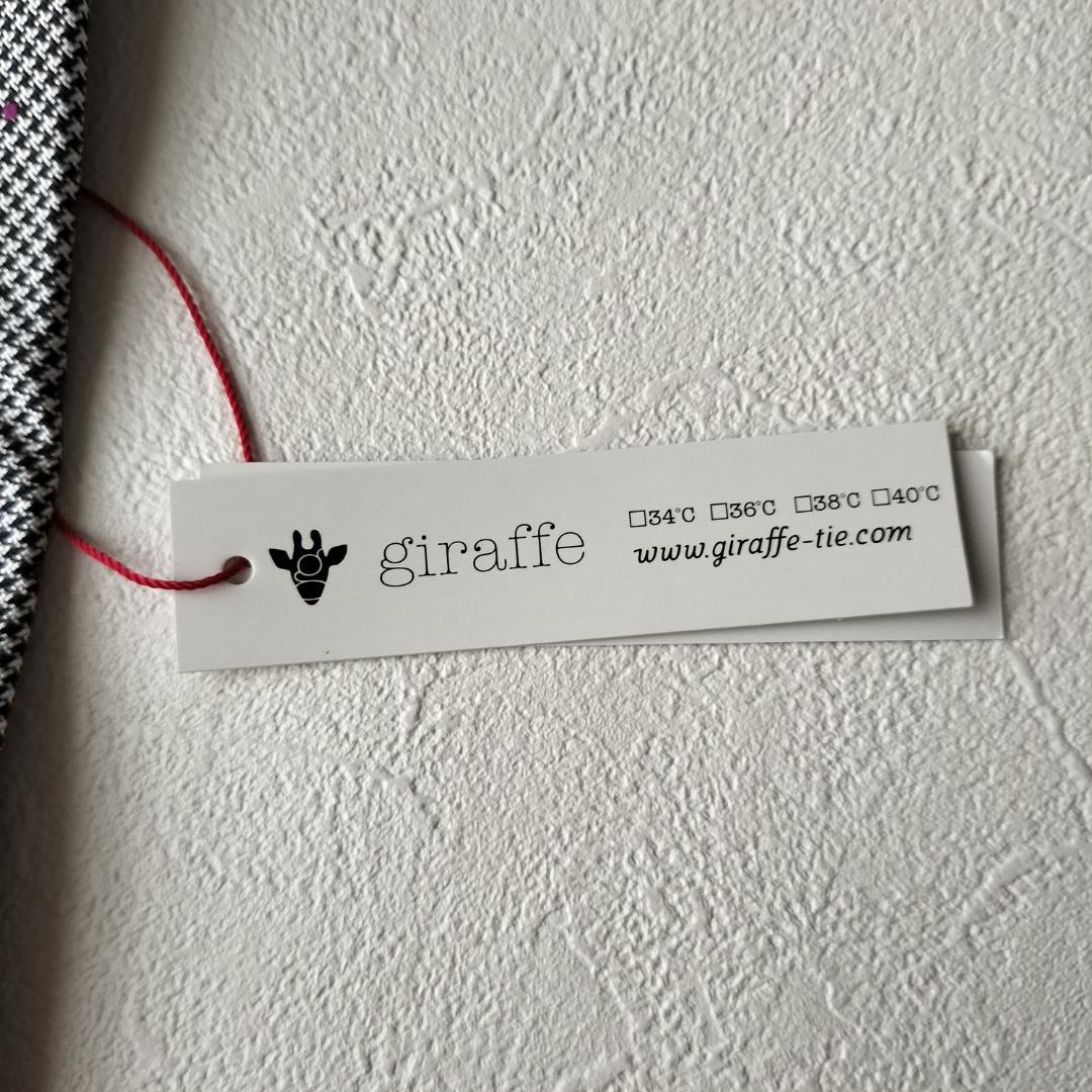 新品タグ付✨ジラフ giraffe ネクタイ リバーシブル 定価15,400
