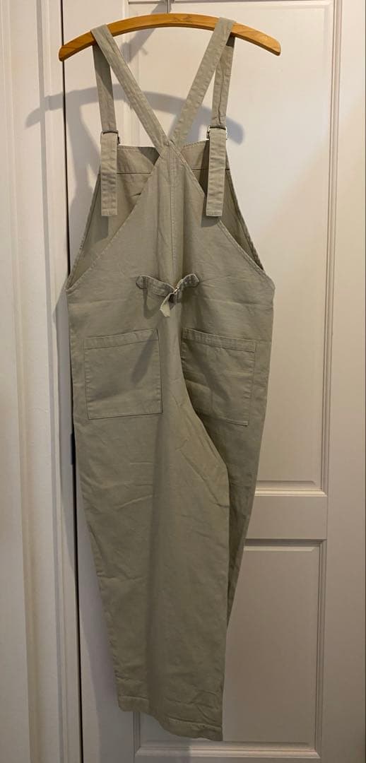 専用 美品 かぐれ コットンサロペット グレージュ