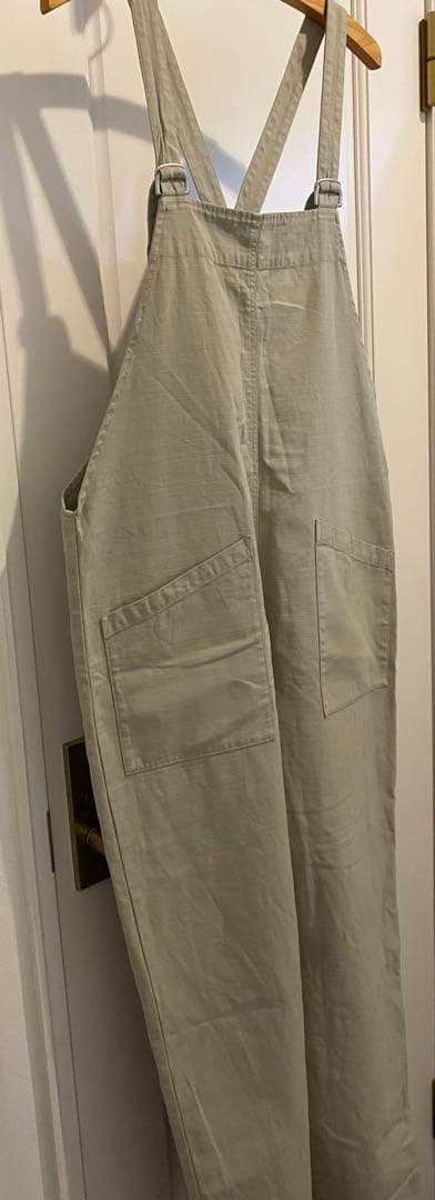 専用 美品 かぐれ コットンサロペット グレージュ