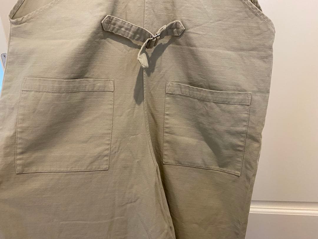 専用 美品 かぐれ コットンサロペット グレージュ