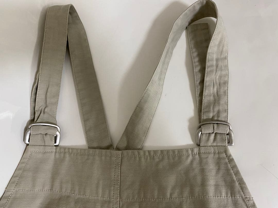 専用 美品 かぐれ コットンサロペット グレージュ